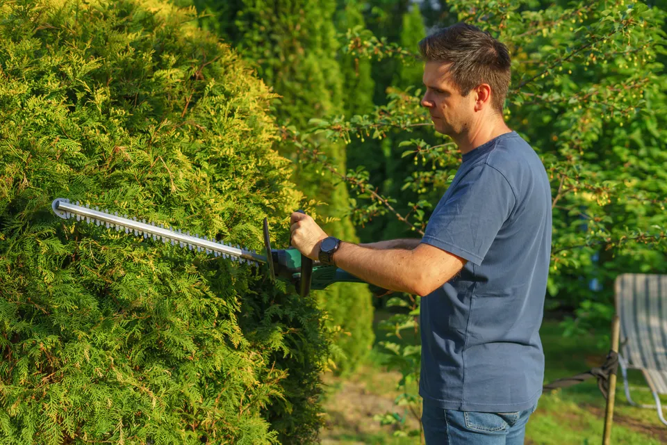 Garden work in Ireland